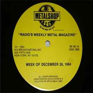 Download Various - Metalshop - Radio's Weekly Metal Magazine (Week Of December 28, 1984)