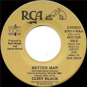 Download Clint Black - Better Man