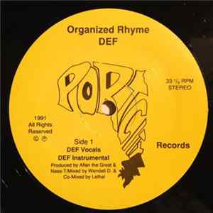 Download Organized Rhyme - DEF