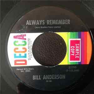 Download Bill Anderson - Always Remember