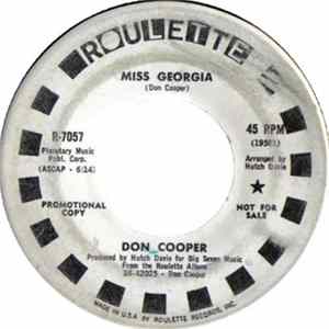 Download Don Cooper - Miss Georgia / Alice (Song For)