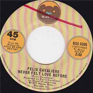 Download Felix Cavaliere - Never Felt Love Before / Love Came