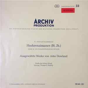 Download John Dowland - Ausgewählte Werke von John Dowland