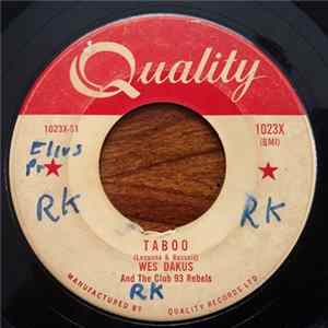 Download Wes Dakus And The The Club 93 Rebels - Taboo