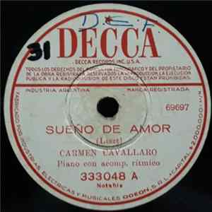 Download Carmen Cavallaro - Sueño De Amor / Amante Soñador = Dream Lover