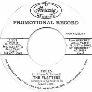 Download The Platters - Trees / Immortal Love