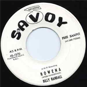 Download Billy Randall - Rowena / Bye-Bye-Teacher