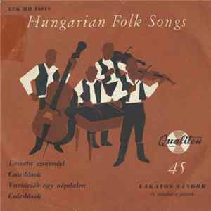 Download Lakatos Sándor - Hungarian Folk Songs