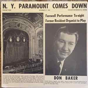 Download Don Baker - N. Y. Paramount Comes Down