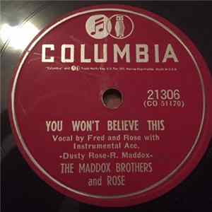 Download Maddox Brothers and Rose - You Won't Believe This / Forever Yours
