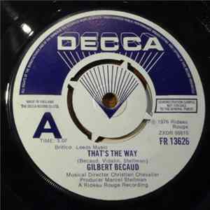 Download Gilbert Bécaud - That's The Way