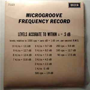 Download No Artist - Microgroove Frequency Test Record