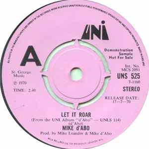 Download Mike D'Abo - Let It Roar / California Line