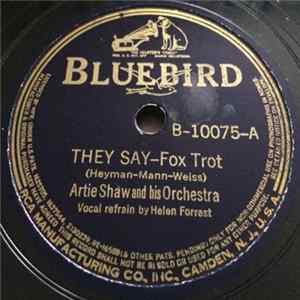 Download Artie Shaw And His Orchestra - They Say / A Room With A View