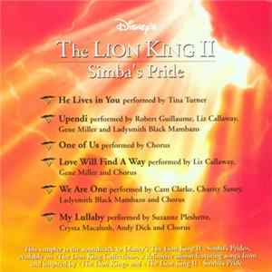 Download Various - Disney's The Lion King II - Simba's Pride