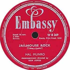 Download Hal Munro, Accompaniment by Ken Jones - Jailhouse Rock