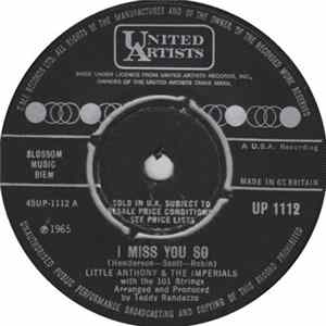 Download Little Anthony & The Imperials - I Miss You So