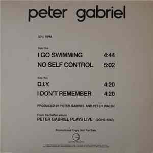 Download Peter Gabriel - Selection From Plays Live