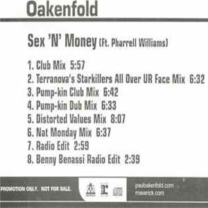 Download Oakenfold Ft. Pharrell Williams - Sex ‘N’ Money