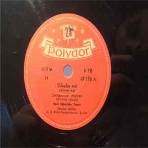 Download Rudi Schuricke - Glaube Mir (Answer Me) / Es War Ein Traum, Chérie
