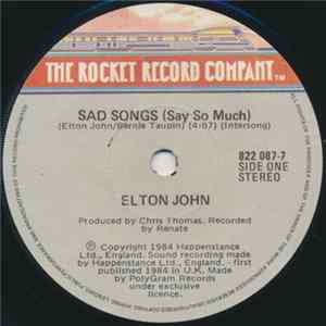 Download Elton John - Sad Songs (Say So Much)