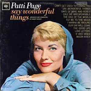 Download Patti Page - Say Wonderful Things