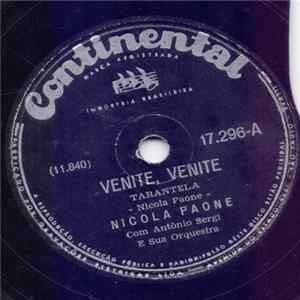 Download Nicola Paone Com Antônio Sergi E Sua Orquestra - Venite Venite / Amore Bello