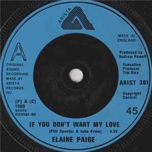 Download Elaine Paige - If You Don't Want My Love