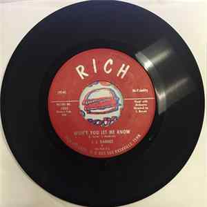 Download J. J. Barnes & The Dell Fi's - Won't You Let Me Know
