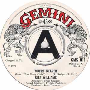 Download Rita Williams - You're Nearer/With Love From Amsterdam