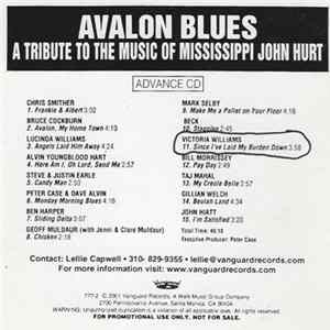 Download Various - Avalon Blues (A Tribute To The Music Of Mississippi John Hurt)