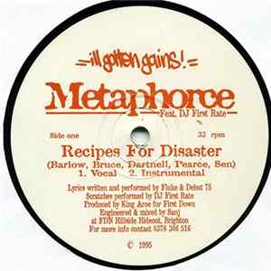 Download Metaphorce - Recipes For Disaster / Behind Enemy Lines