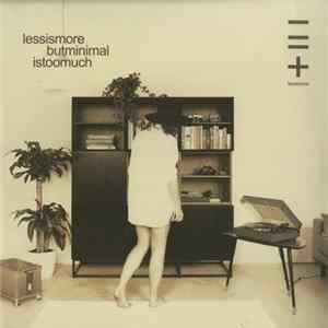 Download Various - Less Is More But Minimal Is Too Much