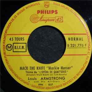 Download Louis Armstrong And His All-Stars - Mack The Knife / Back O'Town Blues
