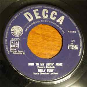 Download Billy Fury - Run To My Lovin' Arms