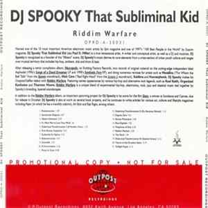 Download DJ Spooky That Subliminal Kid - Riddim Warfare
