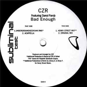 Download CZR - Bad Enough