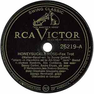 Download Coleman Hawkins And His All-Star "Jam" Band - Honeysuckle Rose / Crazy Rhythm