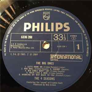 Download The Four Seasons Featuring The 'Sound' Of Frankie Valli - The Big Ones