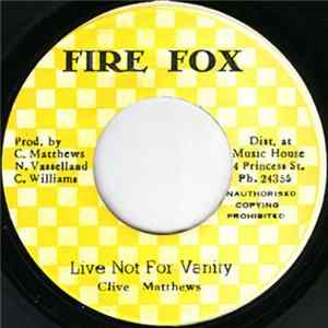 Download Clive Matthews - Live Not For Vanity