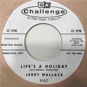 Download Jerry Wallace - Life's A Holiday / I Can See An Angel Walking