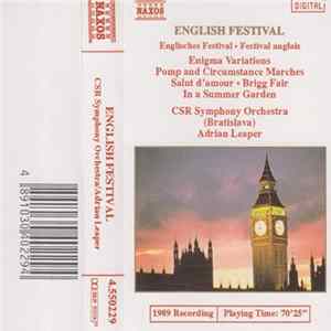 Download CSR Symphony Orchestra (Bratislava), Adrian Leaper - English Festival = Englisches Festival = Festival Anglais