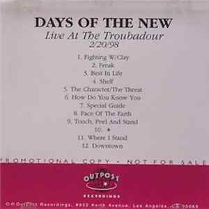 Download Days Of The New - Live At The Troubadour 2/20/98
