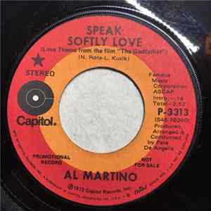 Download Al Martino - Speak Softly Love / I Have But One Heart