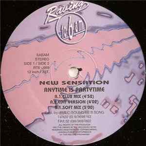 Download New Sensation - Anytime Is Partytime