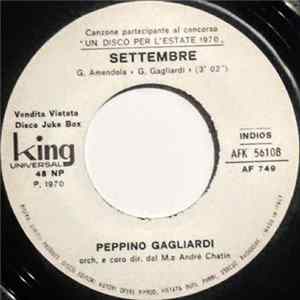 Download Peppino Gagliardi - Settembre / Pensando A Cosa Sei
