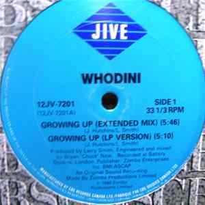 Download Whodini - Growing Up / Fugitive