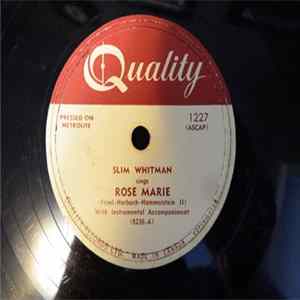Download Slim Whitman - Rose-Marie / We Stood At The Altar
