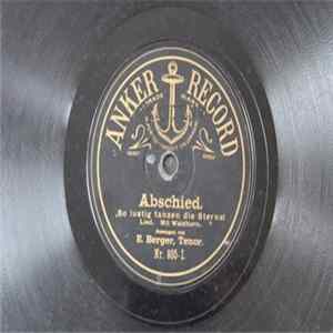 Download E. Berger - Abschied / Ich Kam Vom Walde Hernieder