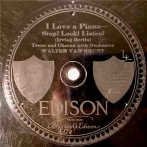 Download Walter Van Brunt / Helen Clark - I Love A Piano / That Hula Hula